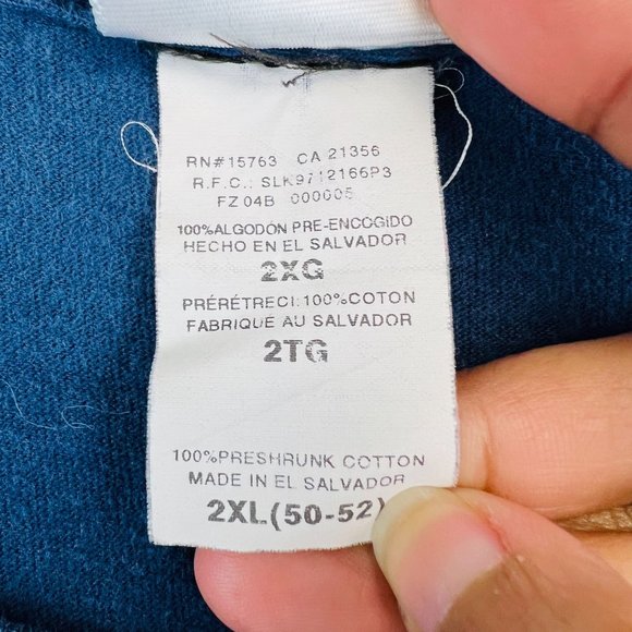 Vintage Nascar Chase Jimmie Johnson Lowes #48 Blue Men’s T-Shirt Size 2XL - Picture 8 of 9